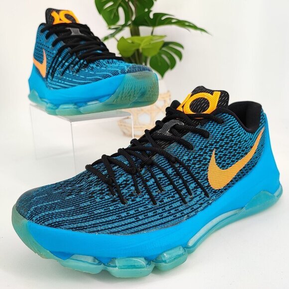 Nike Men's KD 8 Blue Mesh Sneakers 749375-480 Size 9 - Picture 1 of 8